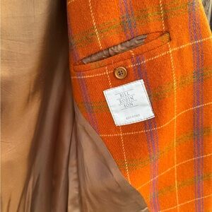 Bill Robinson Orange Checkered Blazer